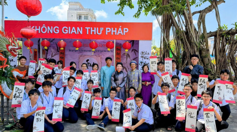 NÉT ĐẸP THƯ PHÁP TẠI LỄ HỘI NGUYỄN TRUNG TRỰC NĂM 2026